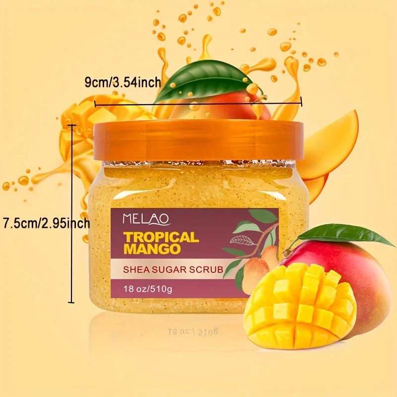 Shea Sugar Body Scrub | Salon-Quality Exfoliating Polish by Tidesmit Scrubs Treatments MELAO-W329 Tidesmit