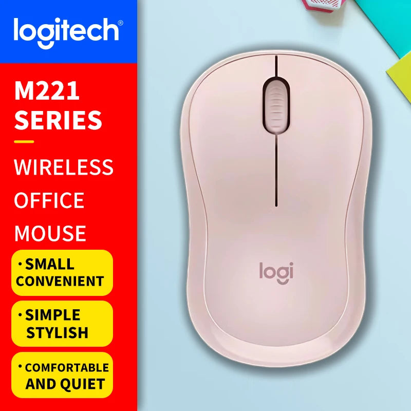 Logitech (M) Series Wireless Wired Office Mouse for Laptops, Quiet and Portable for Business and Home Use M650 M350 M350P M185