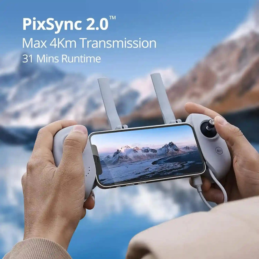 4K GPS Camera Drone | 249g Lightweight | 4km Range | 2 Battery Kit Tidesmit