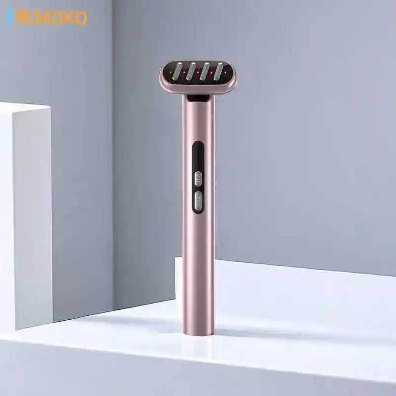 Tidesmit Microcurrent LED Face Massager Wand - Portable Skin Tool Massage Roller Tidesmit