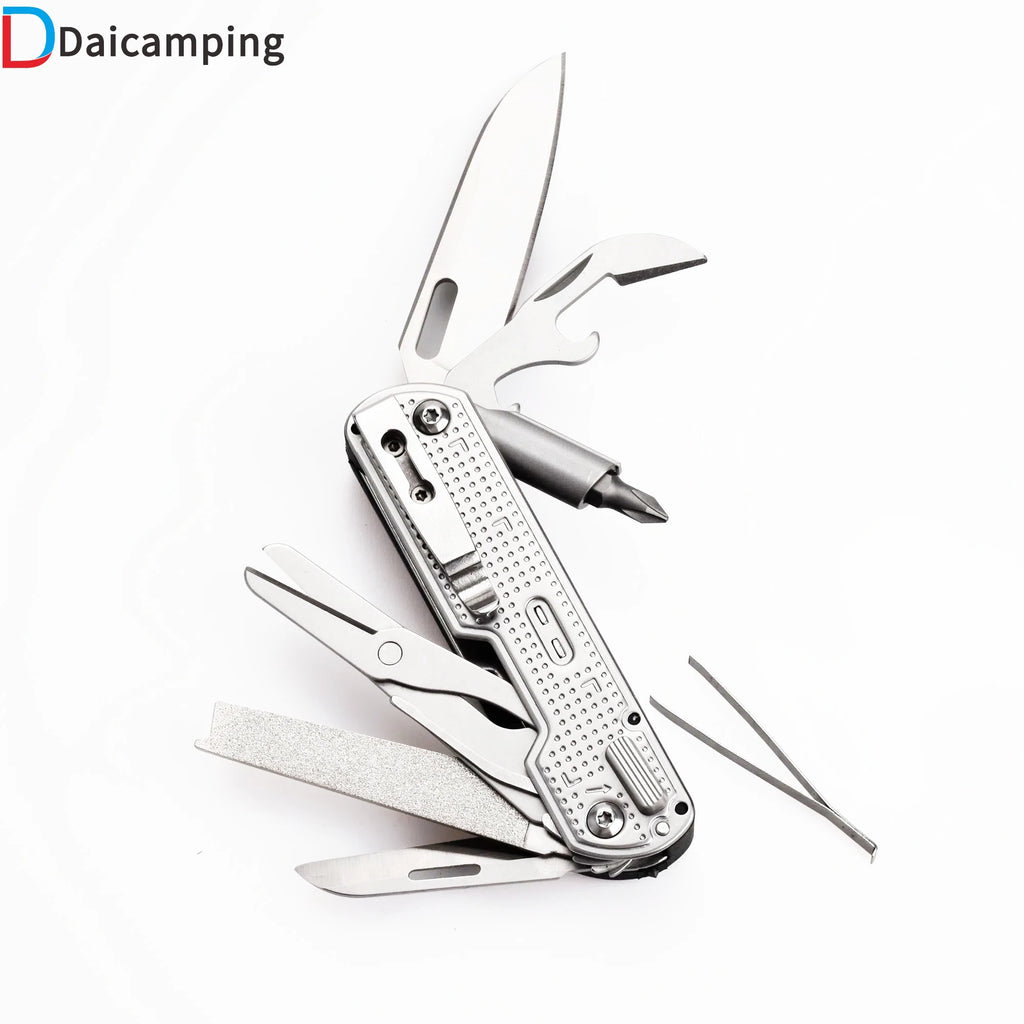 Daicamping DL21 DL15 Multitools Folding Knife Combination Tools Mini Portable Multifunctional EDC Hand Tools Set Multi Tool