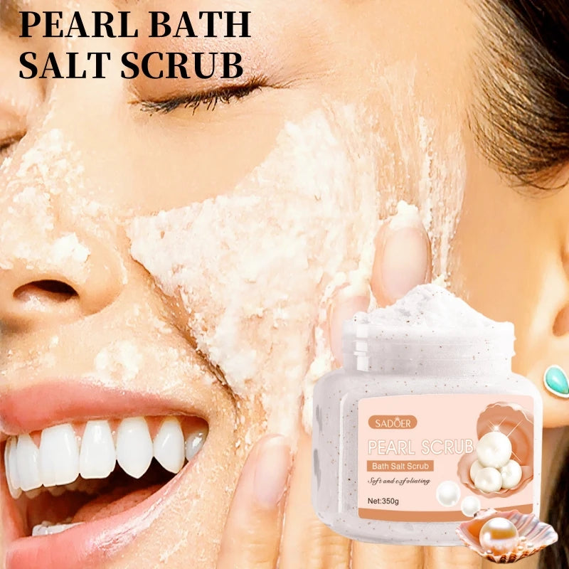 Pearl Body Scrub 350g – Natural Deep Exfoliating Skin Treatment Scrubs Treatments Tidesmit