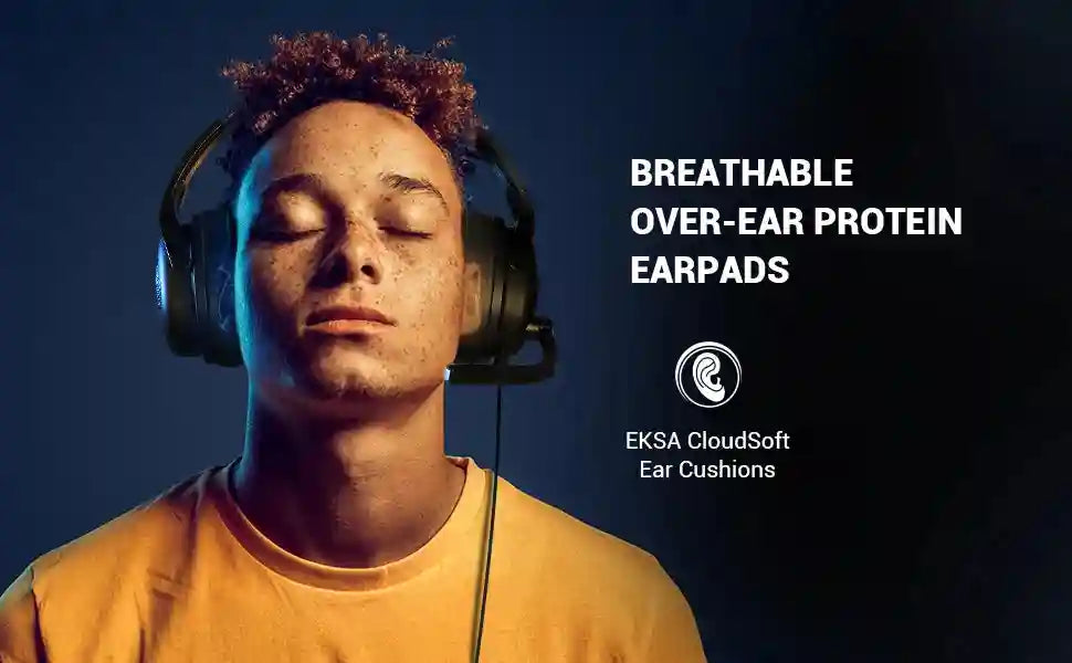 Gaming Headset with Microphone - Over-ear Wired Stereo for PC and PS5 Tidesmit