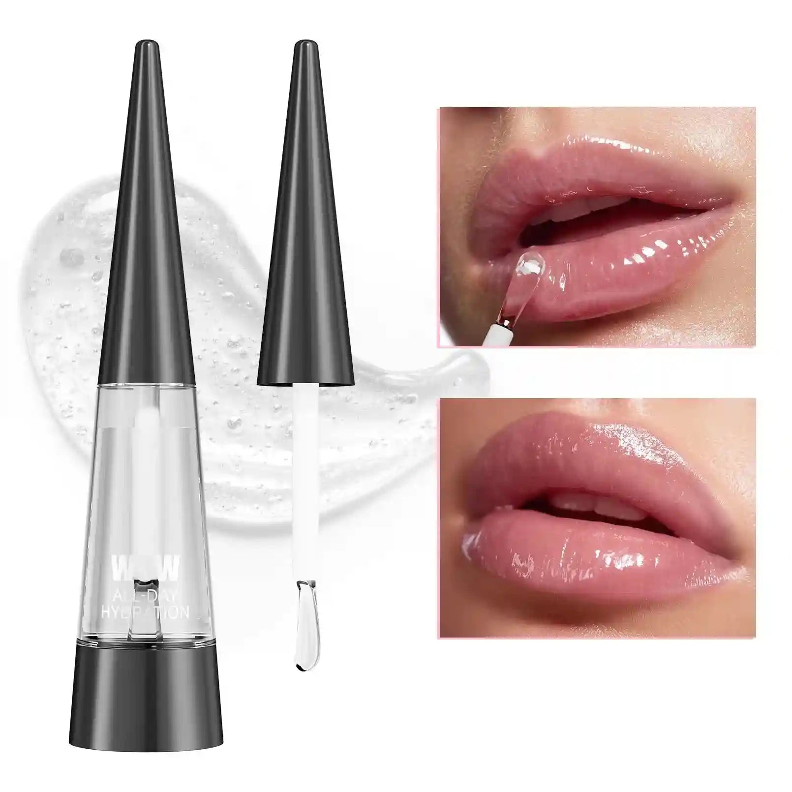 Lip Plumper Oil – Hydrating Gloss for Fuller Lips by Tidesmit Lip Care Tidesmit