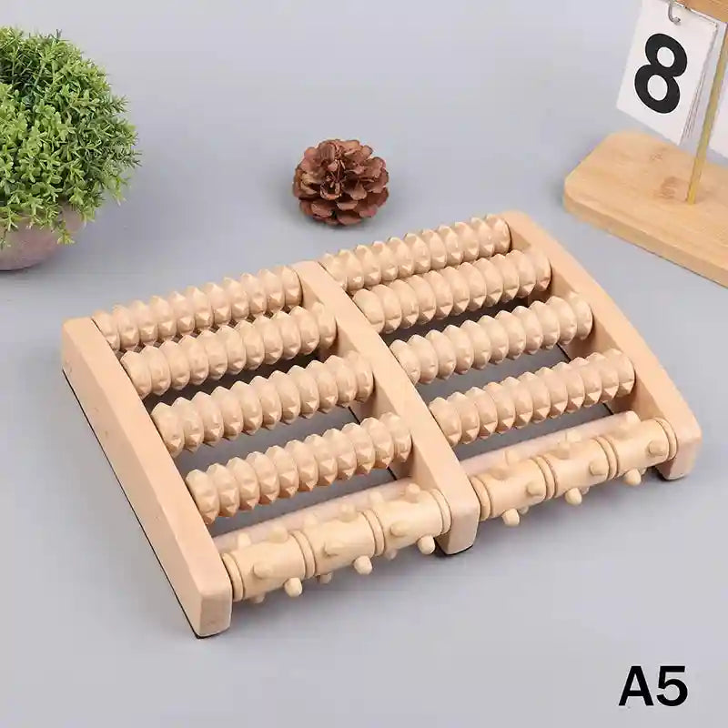 Foot Roller Massager for Plantar Fasciitis - Natural Muscle Relief Massage Roller A5 Tidesmit