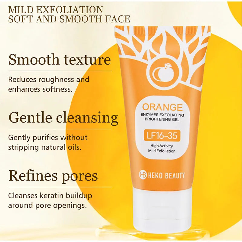 Orange Enzyme Exfoliating Gel for Radiant Skin | Tidesmit Scrubs Treatments Tidesmit