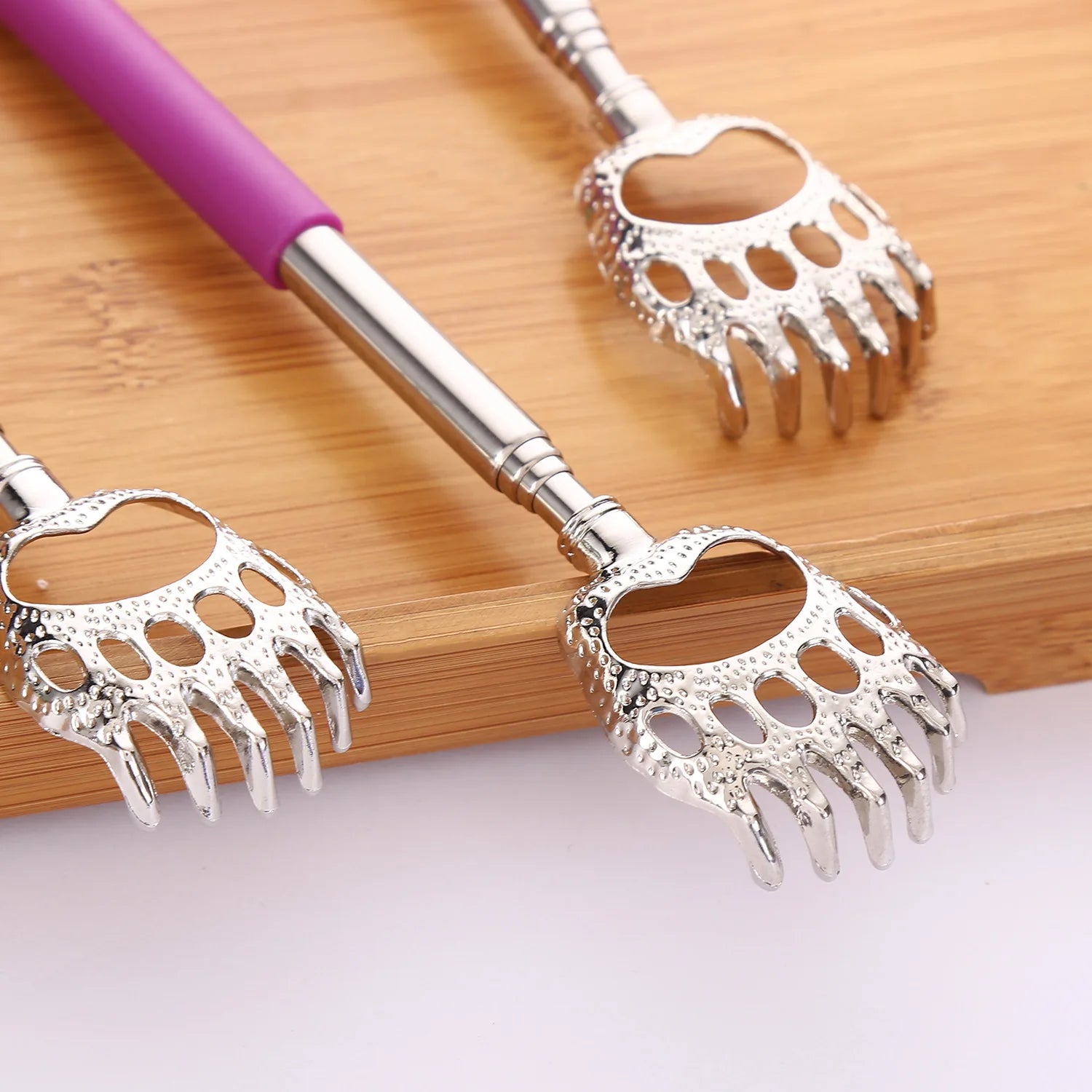 Telescopic Back Scratcher Stainless Steel Retractable Massager Back Massage Instrument Tidesmit