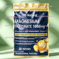 30 Patches Magnesium Glycinate Transdermal Patches With Vitamin B6,Vitamin C - Bones, Muscles, Heart Support