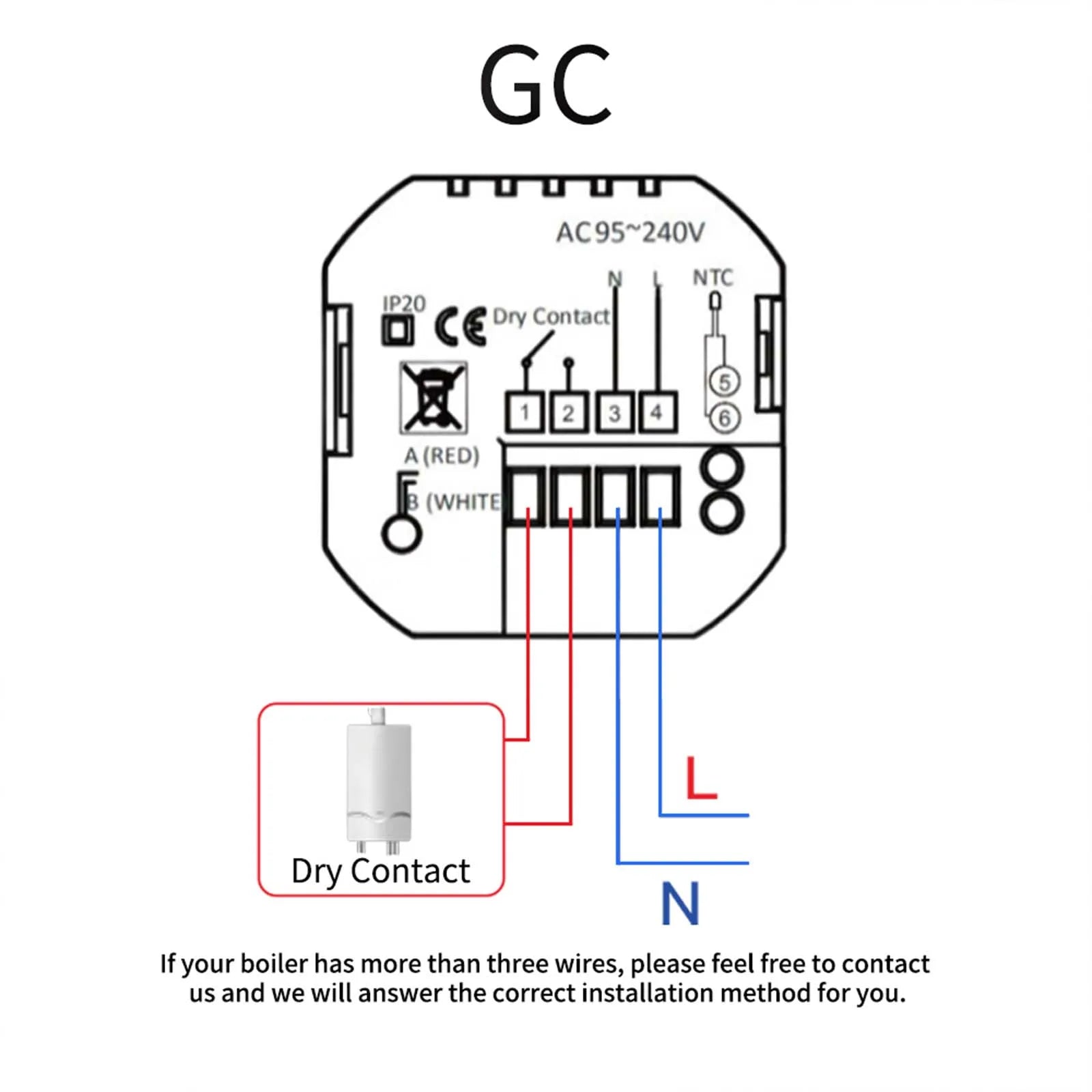 MOES Thermostat WiFi Wireless Room Temperature Controller of Water/Electric Floor Heating Gas Boiler Humidity Tuya Alexa Google