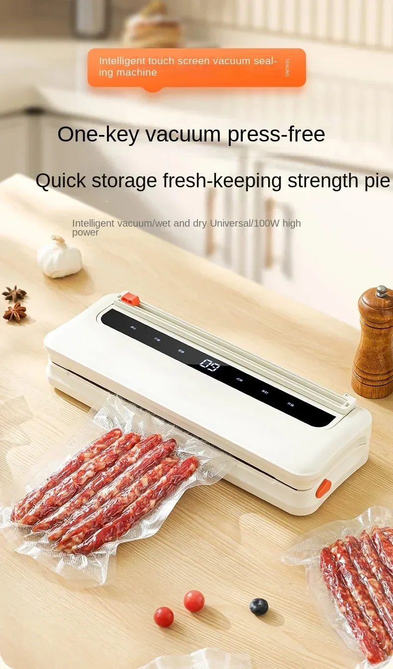CENRR NEW Electric Vaccum Sealer Dry/Wet Food Packaging Machine Bag Sealing With UV Food Cutter Food Vacuum Packaging Machine