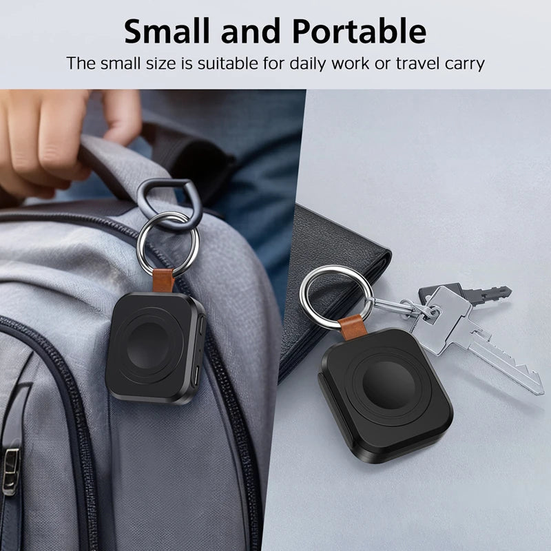 Portable Magnetic Watch Charger for Apple & Samsung Fast Charging Tidesmit