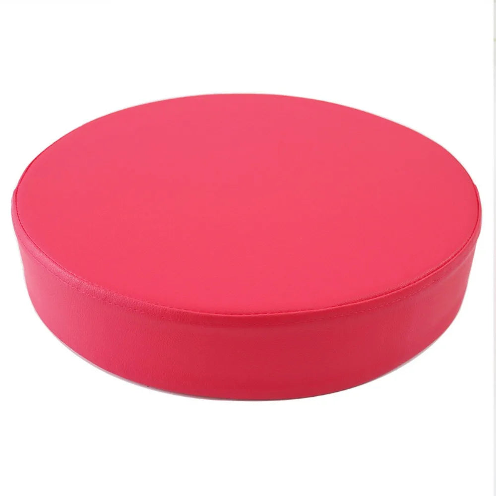 Simple Japanese Style Leather Round Cushion Thicken Soft Floor Cushion Waterproof Meditation Window Pillow for Home