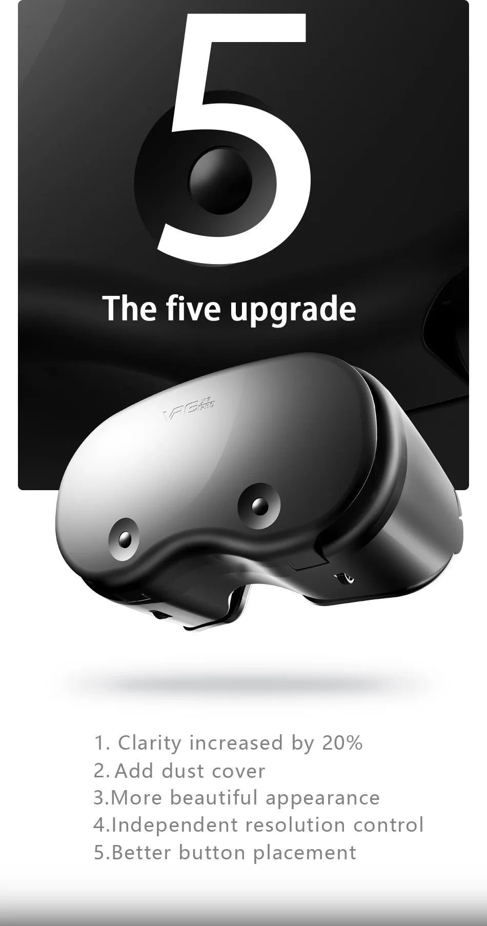 VR Headset for Smartphone 5-7 Inch - Immersive 3D Glasses X7/Y1 Series Tidesmit