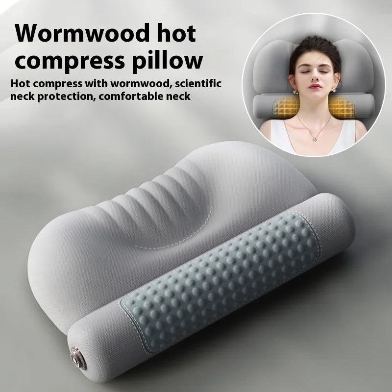 Wormwood Heating Cervical Pillow | Portable Electric Muscle Massager Massage Cushion Tidesmit