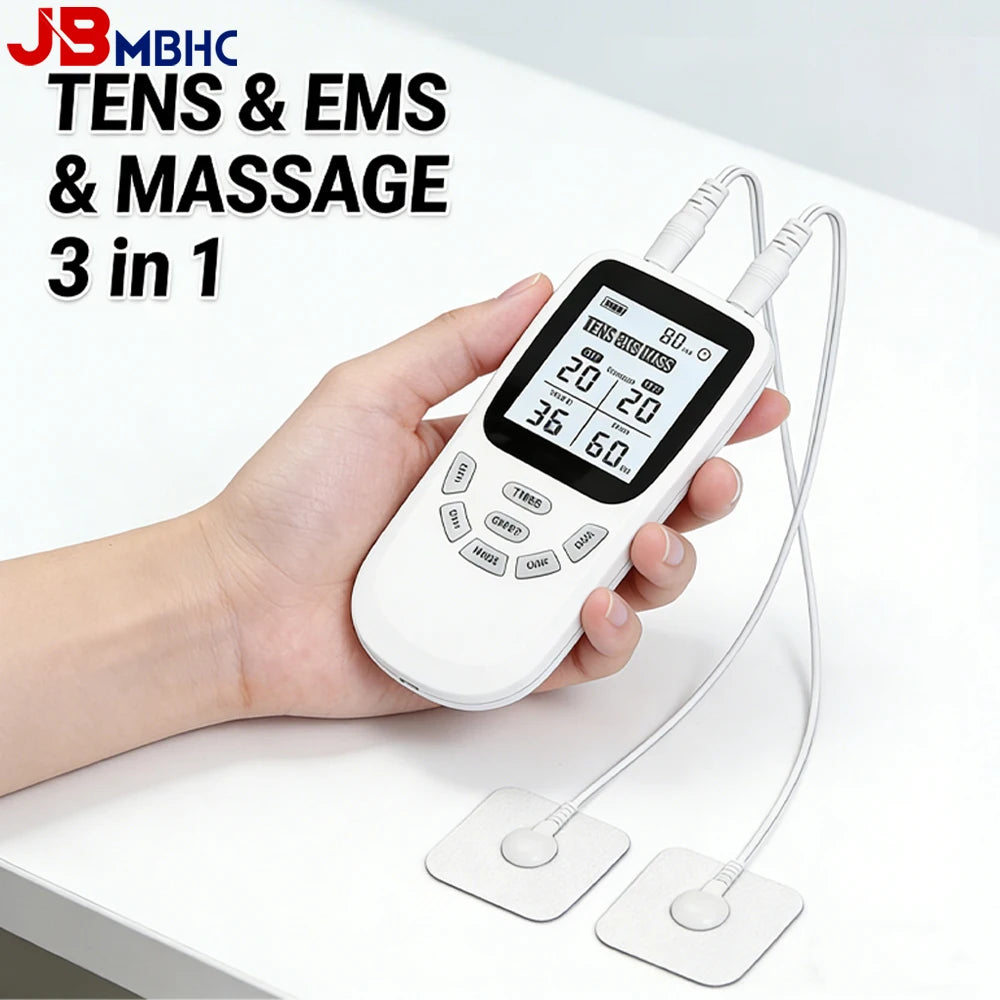 TENS Unit Muscle Stimulator - 36-Mode Portable Rechargeable Massager Body Shaping Massage Equipment Tidesmit