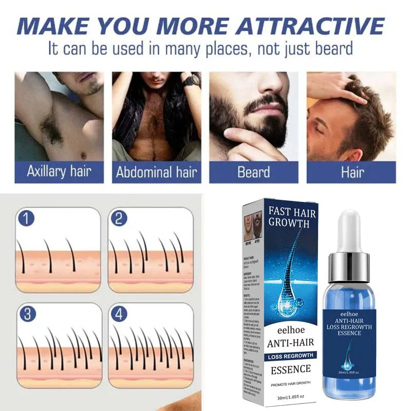 Tidesmit Biotin hair growth oil serum for thicker hair, scalp massage treatment for anti-hair loss and fast regrowth.