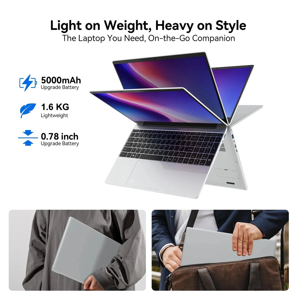15.6" 120Hz FHD IPS Laptop Intel Core I7-8650U 32GB RAM 2TB SSD Backlit Keyboard Long Battery Notebook