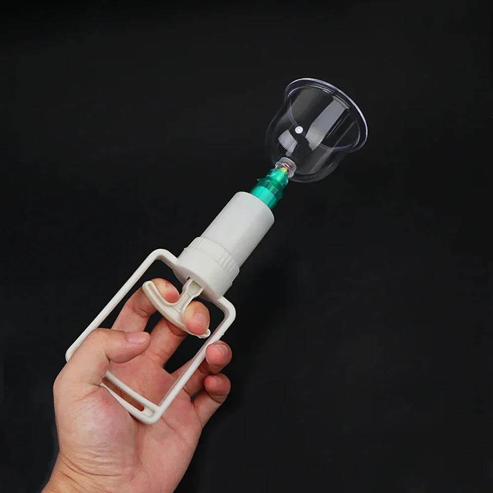 Vacuum Cupping Massage Kit with 6 Suction Cups - Tidesmit Body Shaping Massage Equipment Tidesmit