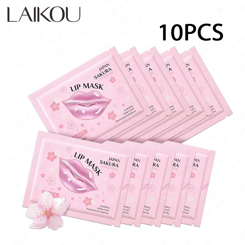 Hydrating Lip Mask Patches - Nourishing Gel Lip Care Treatment (10 Pack) Lip Care 10pcs China Mainland Tidesmit