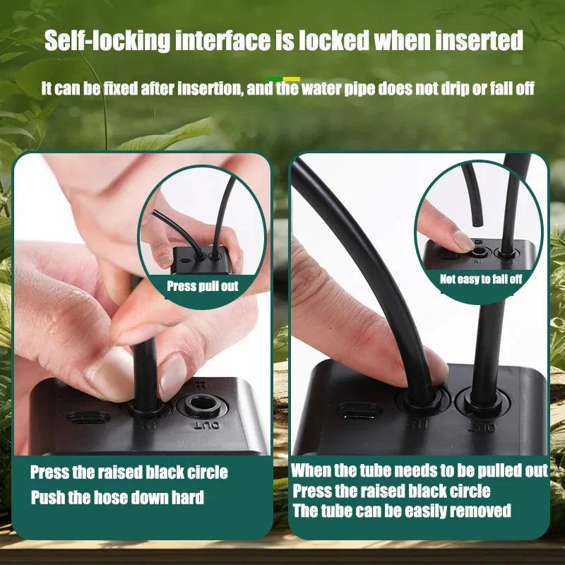 Intelligent Reptile Spray Irrigation Timer System Mist Rainforest Terrariums Automatic Spray Misting Plant Watering System Kit