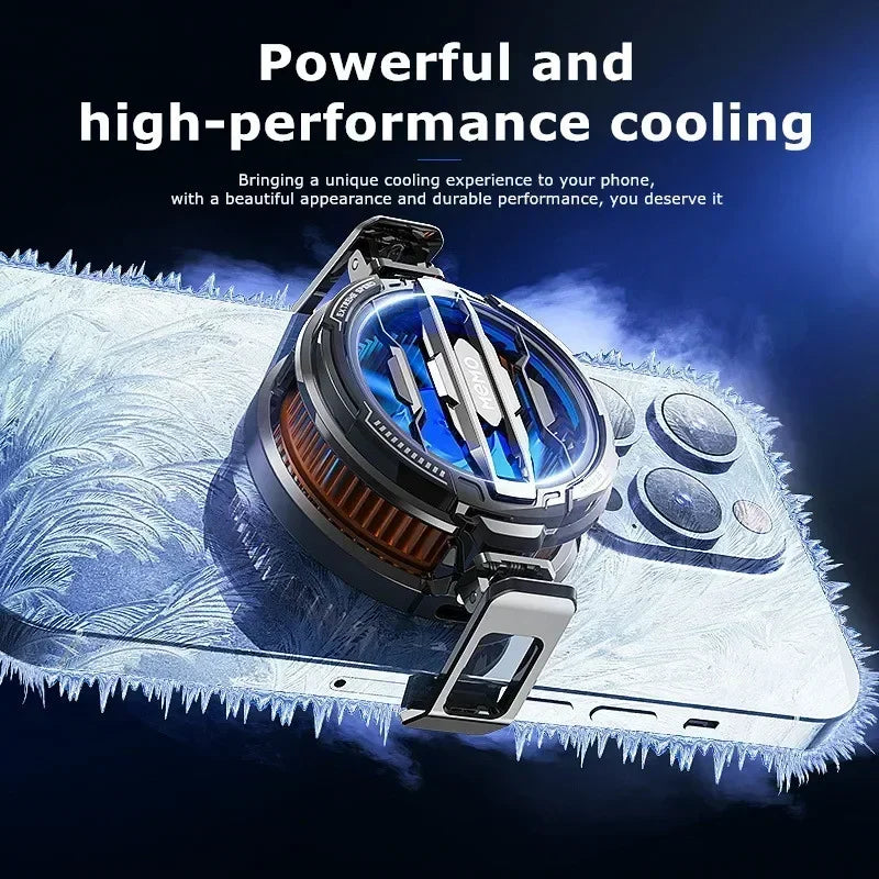 MEMO CX07 Mobile Phone Cooler Magnetic Cooling Fan Case Radiator For PUBG Gaming Back Clip Cool Heat Sink For Smartphones