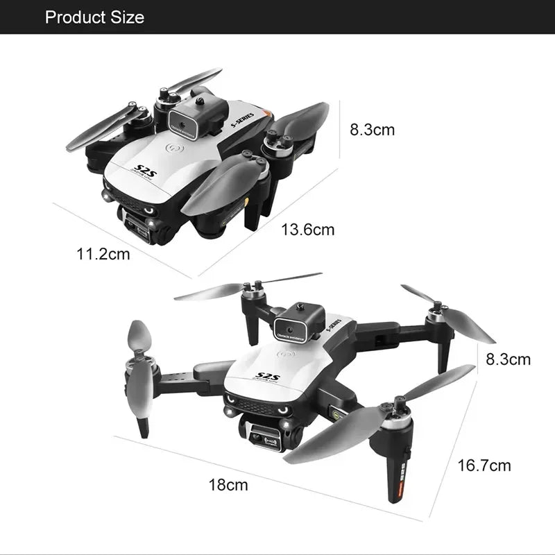 Tidesmit GPS Camera Drone with Obstacle Avoidance and Dual 6K Lens Tidesmit