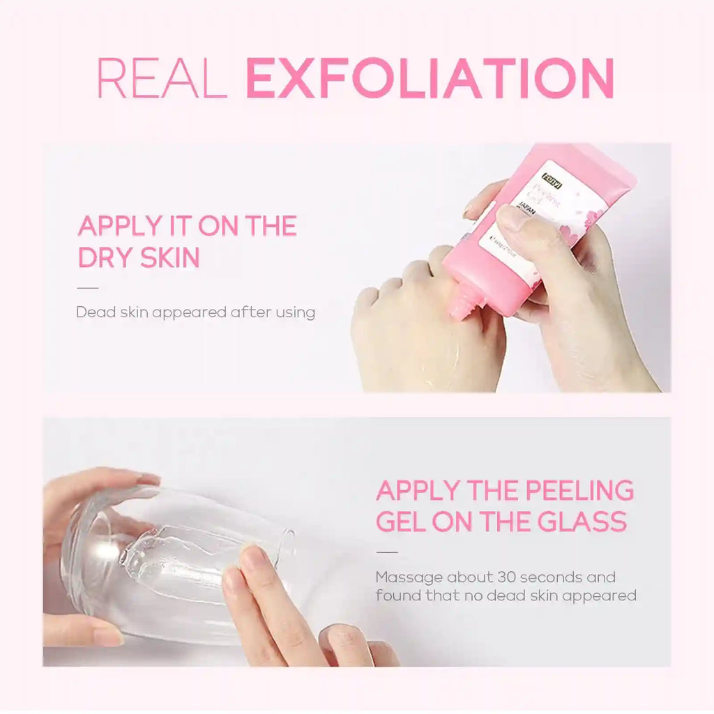 Cherry Blossom Exfoliating Gel - Deep Cleaning & Hydrating Formula 60g Scrubs Treatments Tidesmit