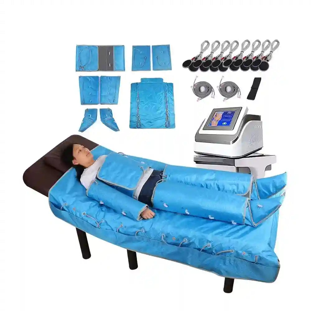 Lymphatic Drainage Machine 3-in-1 Infrared EMS Pressotherapy Device Massage Chairs Tidesmit