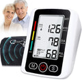 Digital Blood Pressure Monitor Arm Sphygmomanometer Heart Rate Pulse Meters Big Screen Automatic Tonometer with Cuff