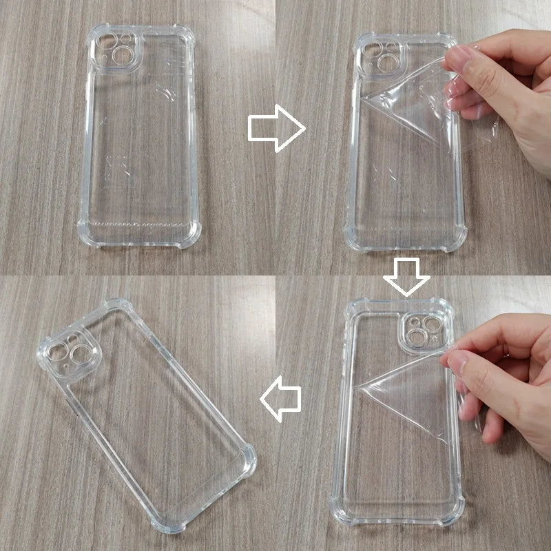 iPhone 16 Pro Max Shockproof Case | Clear Slim Fit Hard Cover Tidesmit