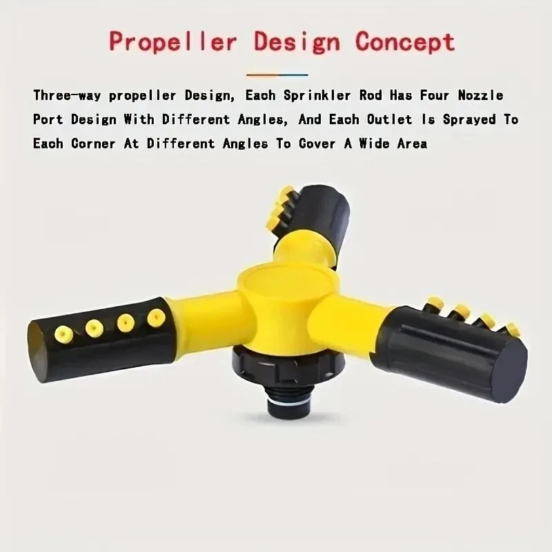 360 Degree Automatic Rotating Water pipe set Garden Lawn Sprinkler Yard Large Area Coverage Watering Irrigation Spraye 2027