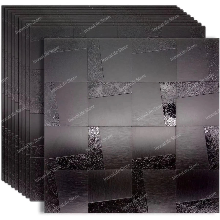 1pcs 30x30cm Waterproof 3d Wall Panels Mosaic Wall Tile Peel and Stick Self Adhesive Kitchen Bath Tile Fireproof Wall Stickers