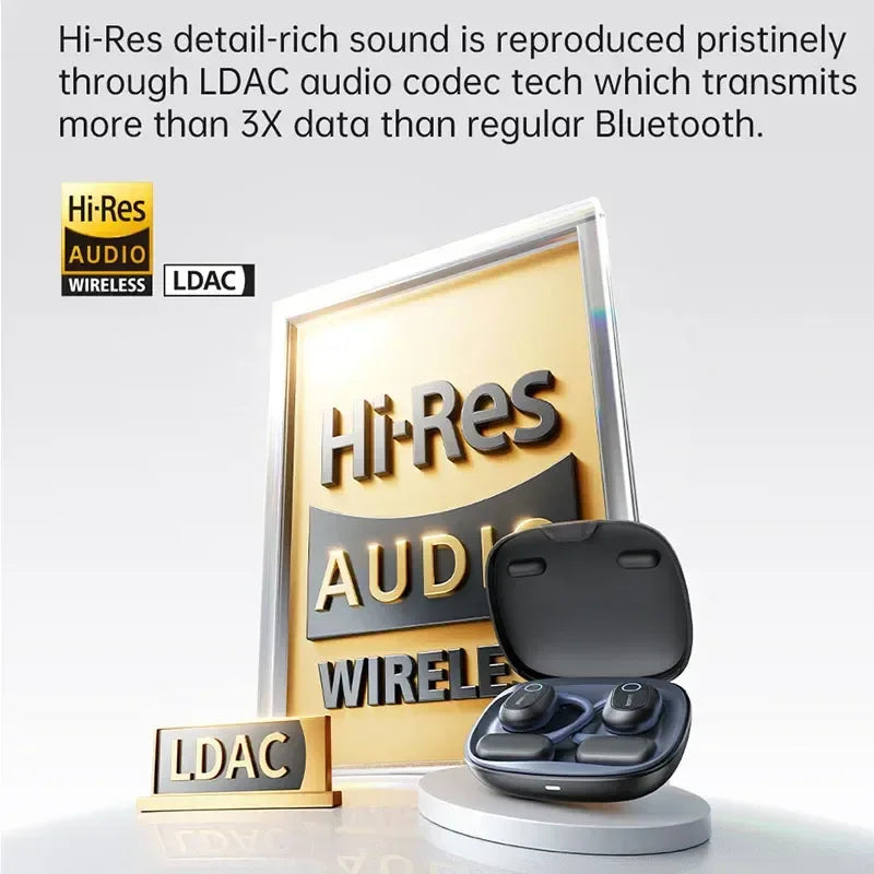 Baseus Bowie MF1/Eli 15i Fit Open-Ear Sport Wireless Earphones Bluetooth 5.4 EarHooks Big Bass Sport Earbuds 60Hrs Playtime Tidesmit