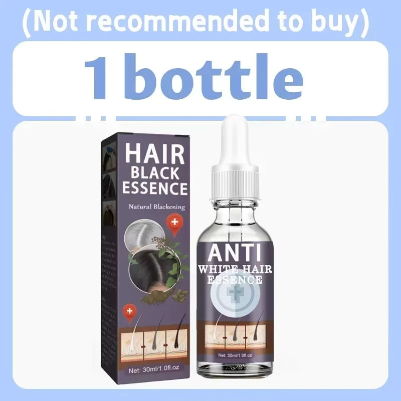 Natural Hair Care Essence Serum Anti Gray Nourish Repair For All Hair Types
