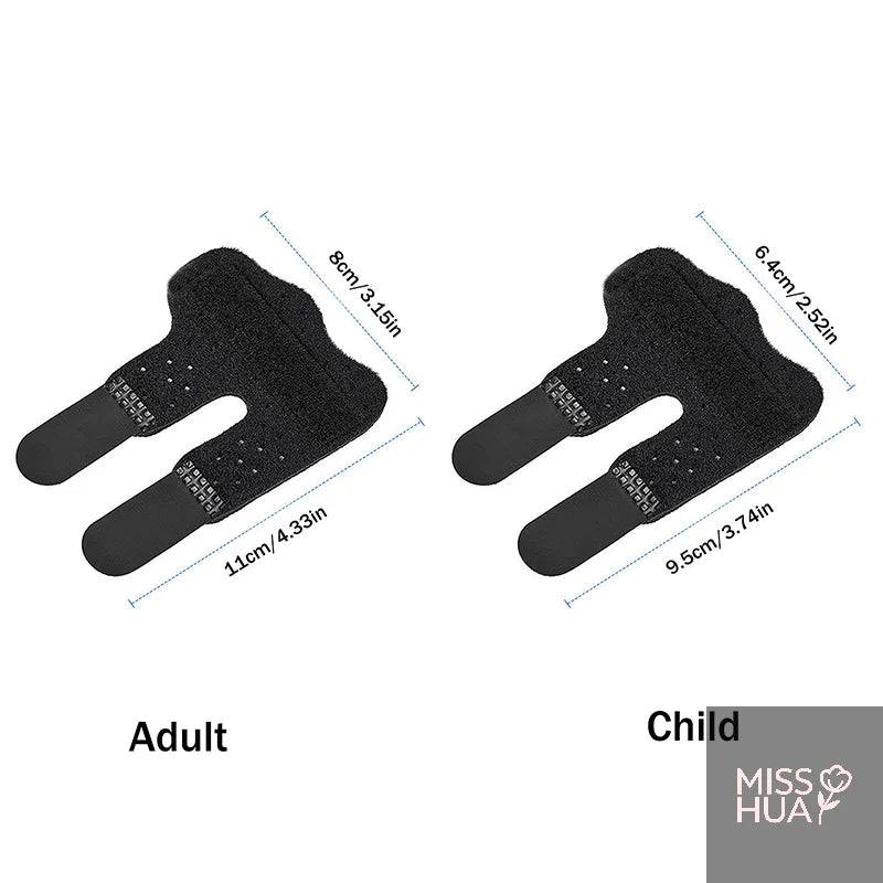 HUA  Adjustable Finger Corrector Splint Steel Plate Pain Relief Finger Brace Support Hand Splint Fix Strap Protector Breathable