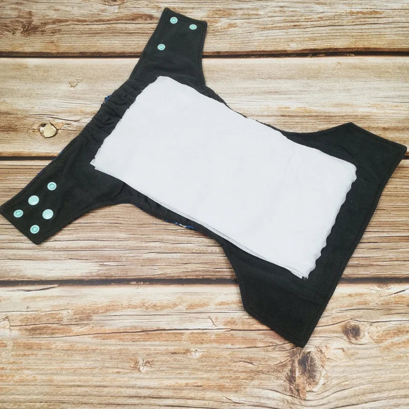 2PCs 100% Biodegradable & Flushable Nappy Liners Cleaning Diaper Insert Cover Wipes one set for 4 Rolls Bamboo Liners one set