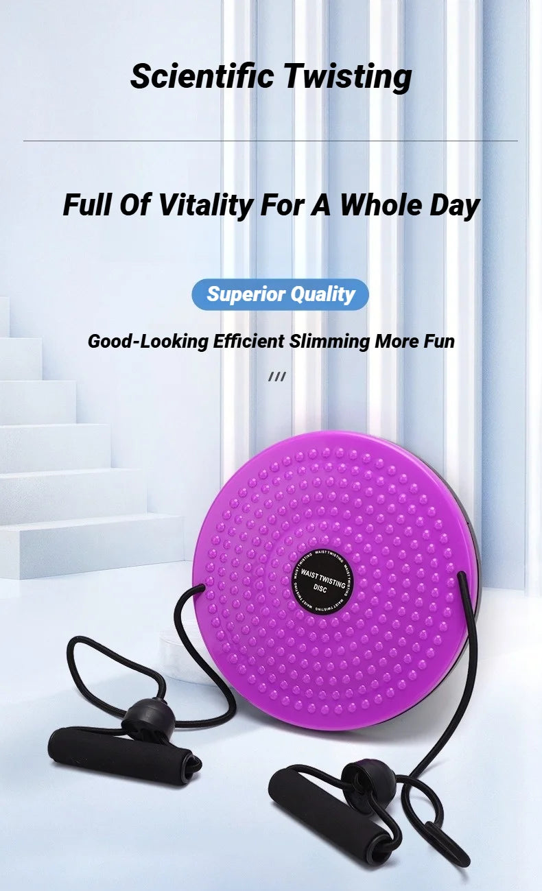 Waist Twisting Disc with Resistance Bands - Tidesmit Body Shaping Body Shaping Massage Equipment Tidesmit
