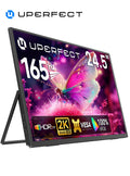 UPERFECT 24.5' 165Hz 2K Wall Mounted Computer Monitor 1440P 100% SRGB FreeSync IPS HDR Desktop Gaming Display for Laptop Mini PC