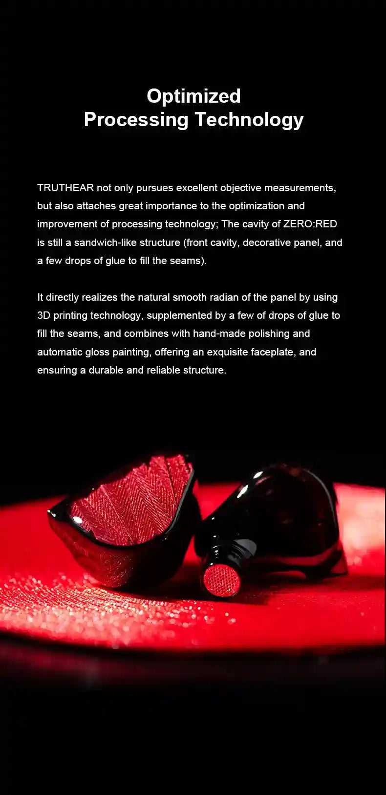 Truthear Crinacle Zero:Red Dual Dynamic Driver In-Ear Monitors - Red Tidesmit