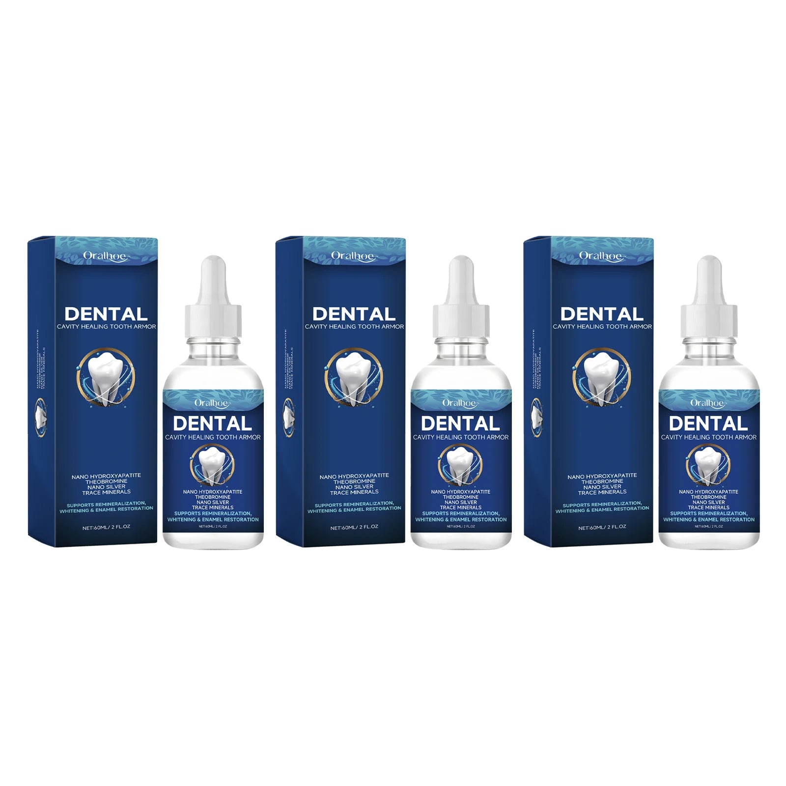 Tidesmit 60ml teeth whitening serum for deep cleaning, plaque removal, and long-lasting fresh breath