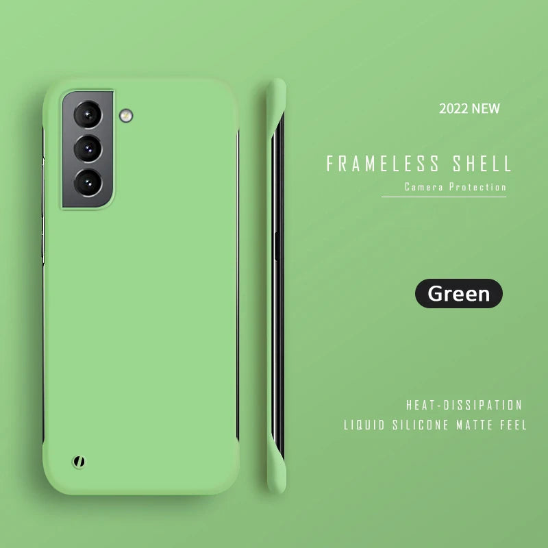 Samsung Galaxy S23 Slim Hard Frameless Case - Matte Shock-Absorbing Cover Tidesmit