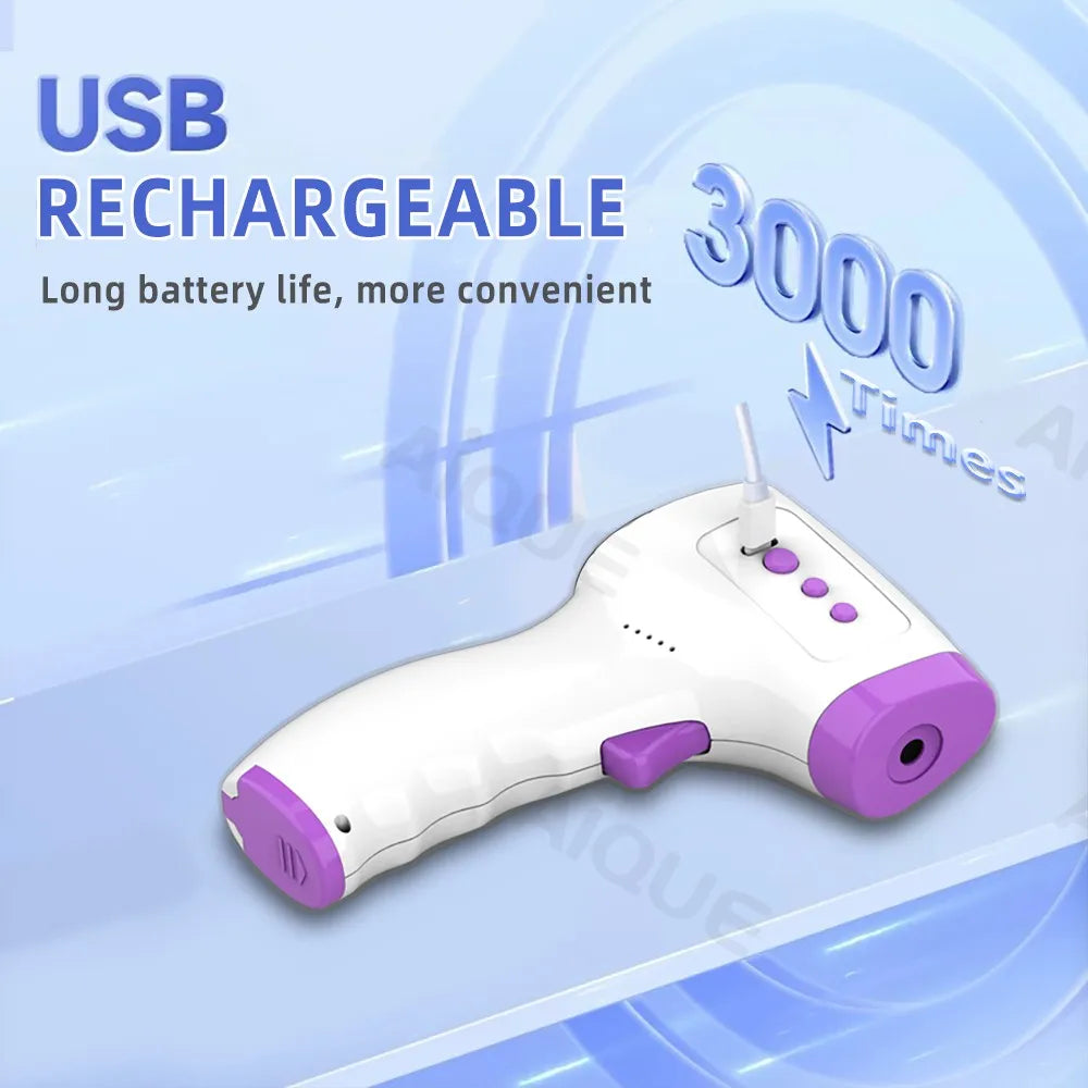 JUSTLANG Forehead Digital Thermometer LED Non Contact Infrared Medical Thermometer Body Temperature Fever for Baby Adults