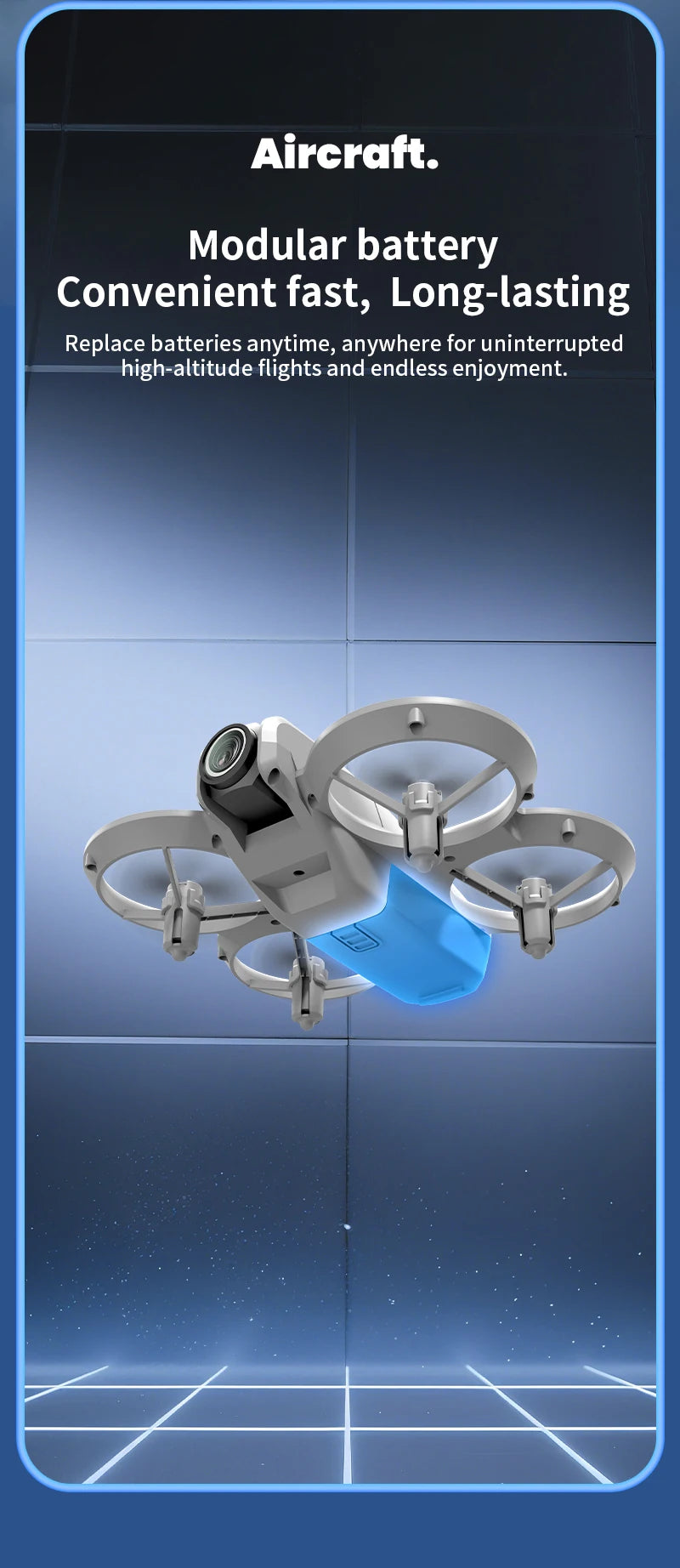 4K FPV Camera Drone H135 - Foldable RC Quadcopter with Wide Angle Lens Tidesmit