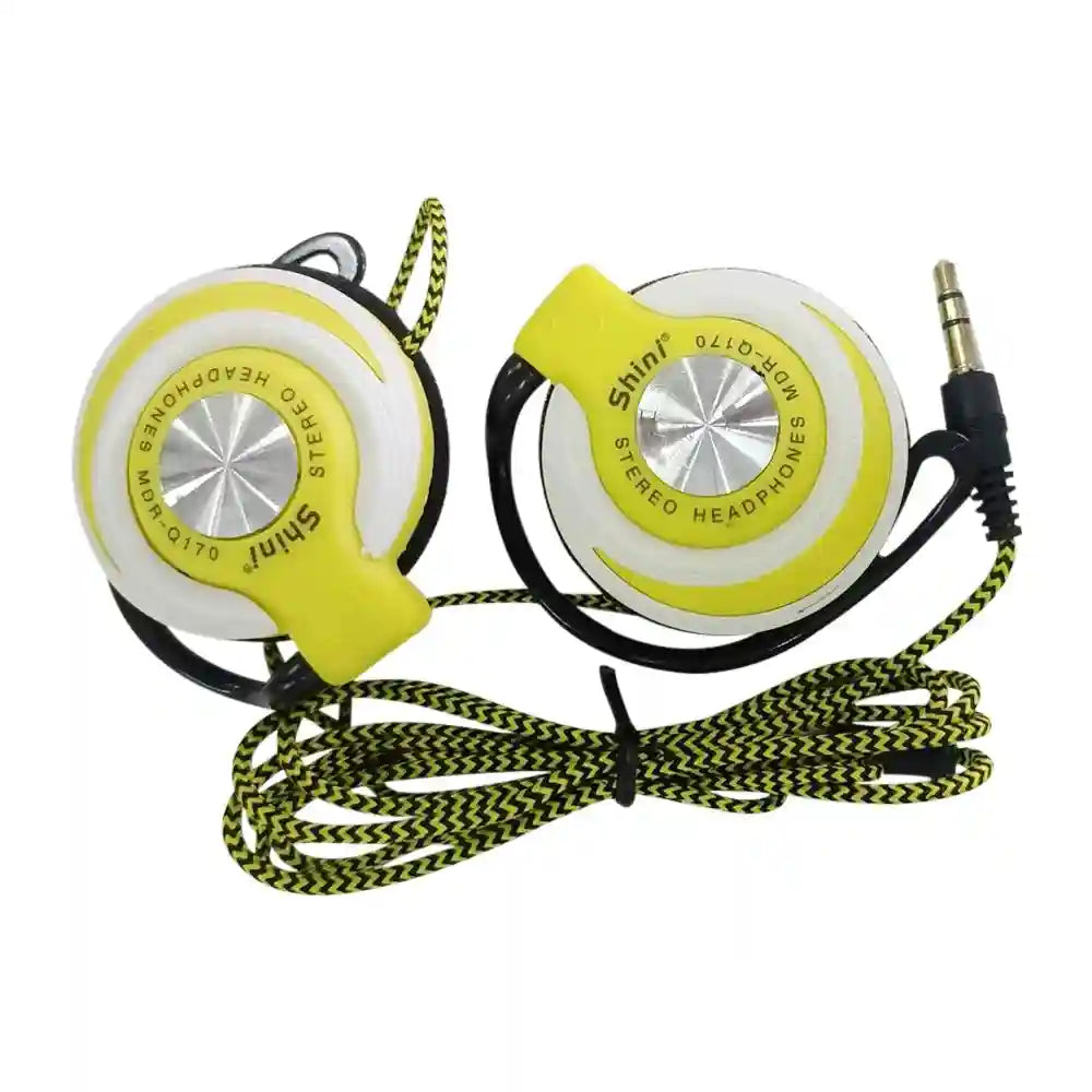Wired Over-Ear Headphones with Heavy Bass | Tidesmit Studio Monitor Series Yellow Tidesmit