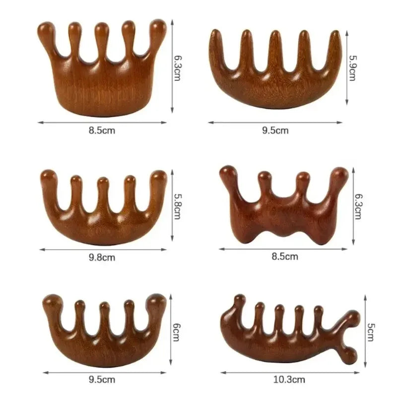 Gua Sha Massage Comb: Wide-Tooth Body & Scalp Tension Relief Tool Body Shaping Massage Equipment Tidesmit