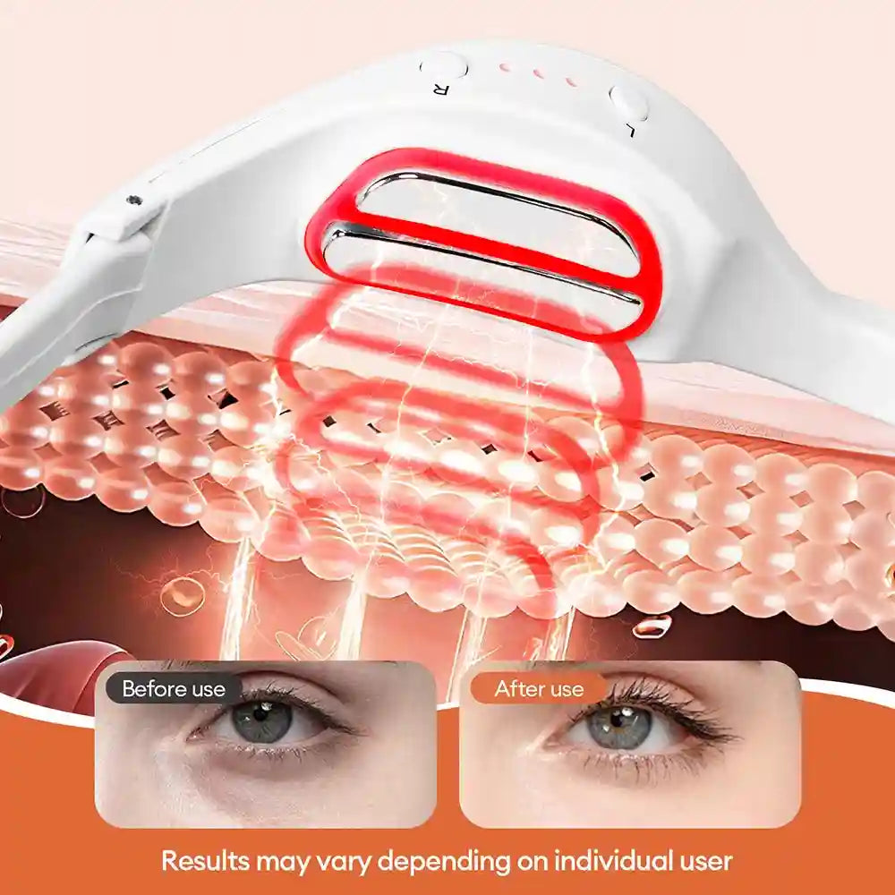 3D Heated Eye Massager Glasses - Portable Fatigue Relief USB Device Eye Massage Instrument Tidesmit