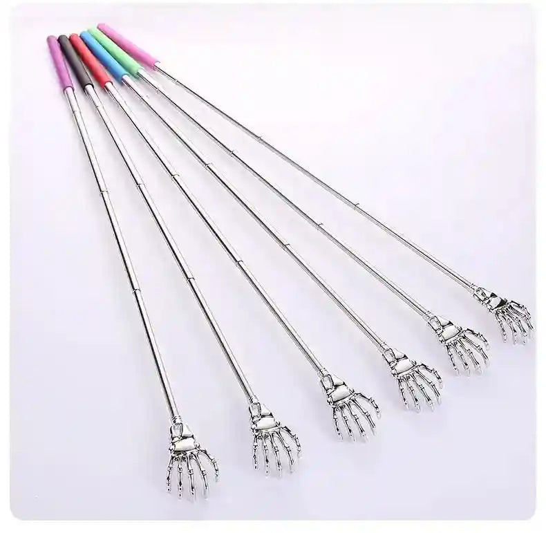 Extendable Stainless Steel Back Scratcher - Durable Manual Massager Massage Roller Tidesmit