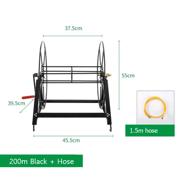 Agricultural Hose Reel / High Pressure Pesticide Sprayer Hose Winding Cart Garden Tools