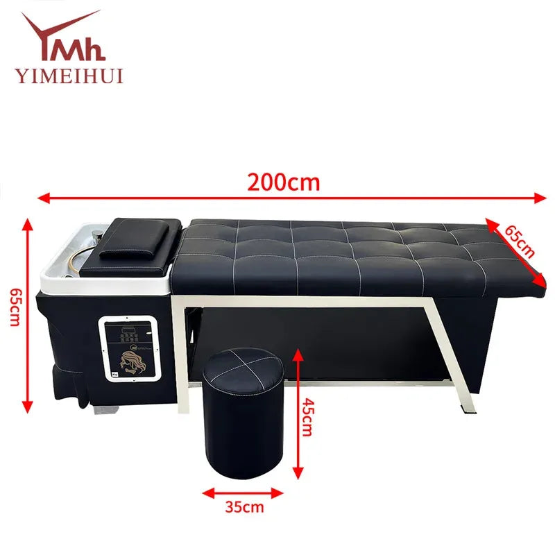 Thai Shampoo Bed With Head Spa Water Therapy System - Professional Grade Massage Chairs Tidesmit