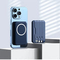Magnetic Wireless Power Bank 10000mAh PD Fast Charger - Tidesmit Blue 10000mAh Tidesmit